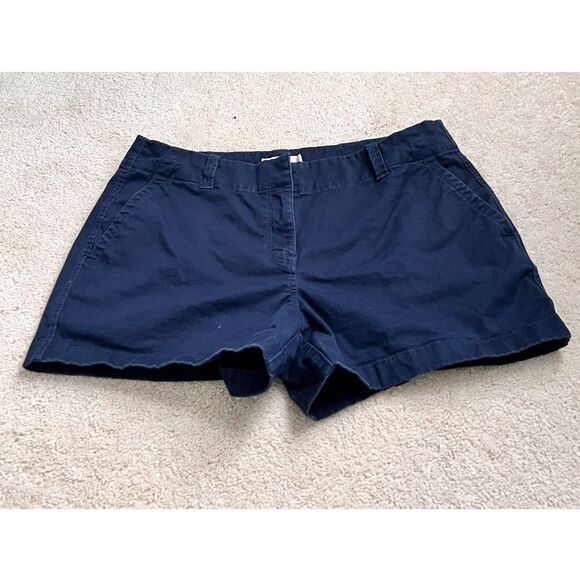Vineyard vines Navy Blue Chino Shorts with Back Button Pockets Size 2 - Picture 2 of 4
